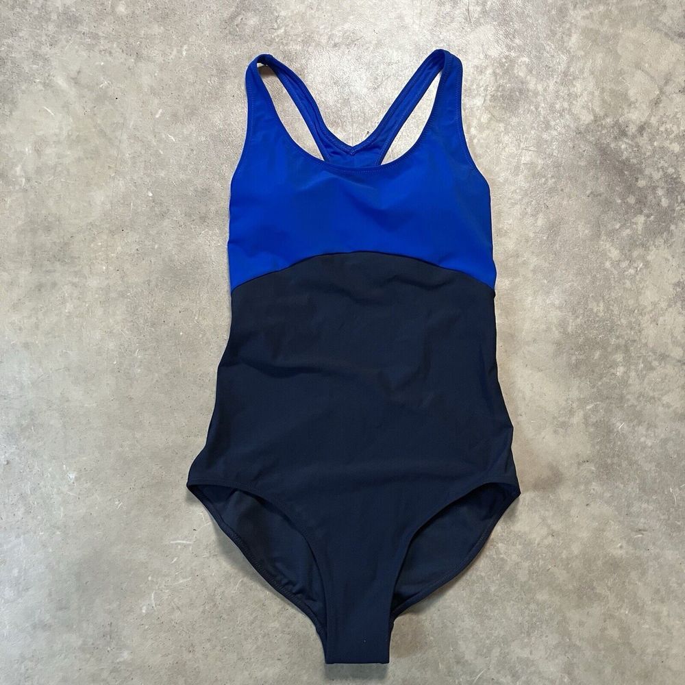 Sweaty Betty Swimsuit Women Small Ocean Xtra Life Performance Blue Racerback 1pc